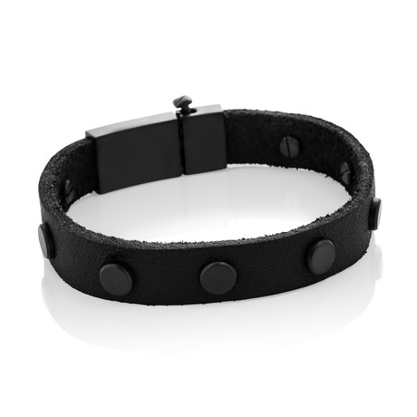 Buzzsaw Bracelet // Matte Black (Size 7.5)