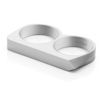 Treo Double-Finger Ring // Stainless Steel (Size 6)