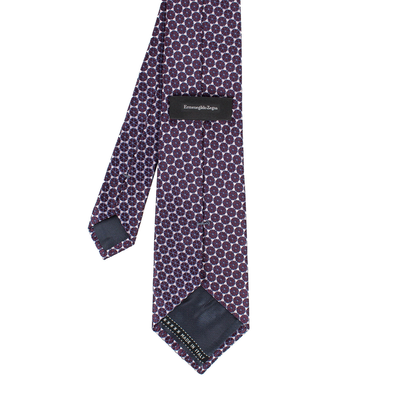 Ermenegildo Zegna // Patterned Silk Neck Tie // Purple - Impressive ...