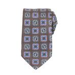 Ermenegildo Zegna // Medallion + Paisley Silk Neck Tie // Brown