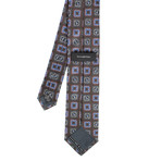 Ermenegildo Zegna // Medallion + Paisley Silk Neck Tie // Brown