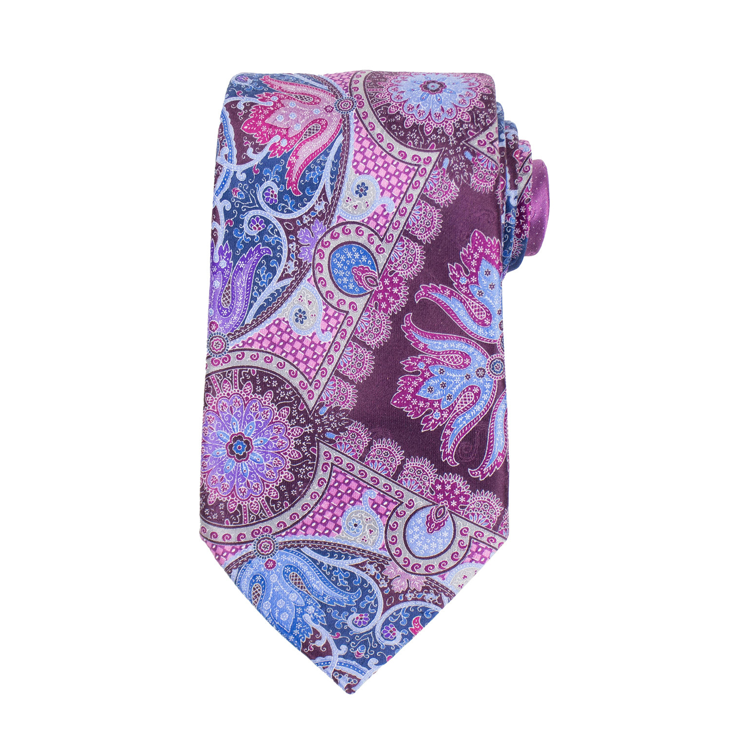 Ermenegildo Zegna // Quindici 15 Silk Neck Tie // Purple + Blue - Luxury  Fashion - Touch of Modern