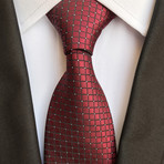 Herschel Design Silk Tie // Dark Red