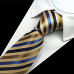 St. Lynn // Brokerick Tie // Brown + Blue