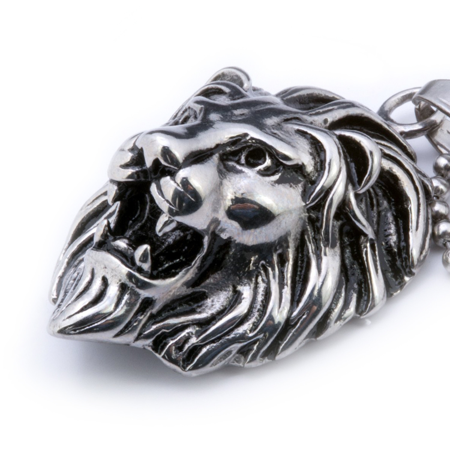 Lion Head Necklace (Silver) - Tag Twenty Two - Touch of Modern
