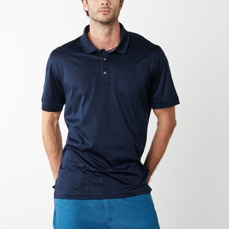 Fedele Polo Short Sleeve // Dark Blue (XS)
