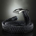 RattlerStrap Gun Metal Belt // Black (S)