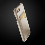 Leather Wallet Case // iPhone 7/8 Plus // Champagne