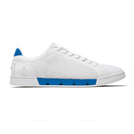 Breeze Tennis Knit Sneaker // White + Blitz Blue (US: 9.5)