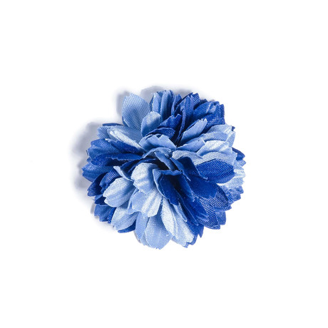 Blue Lapel Flower // 1.5"