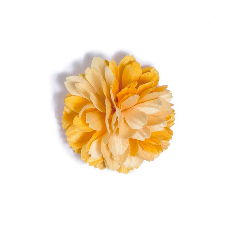 Yellow Lapel Flower // 1.5"