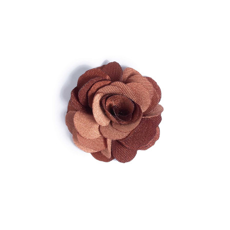 Brown Lapel Flower // 1"