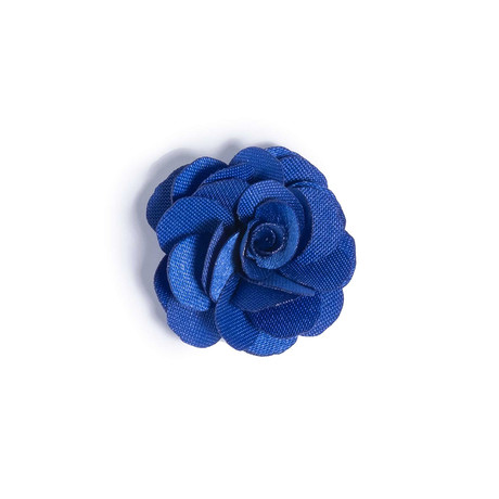 Blue Lapel Flower // 1"