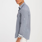 Donn Button-Up Shirt // Blue (3XL)