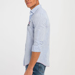 Les Button-Up Shirt // Baby Blue (XL)