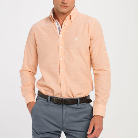 Santos Button-Up Shirt // Salmon (S)