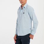 Hayden Button-Up Shirt // Baby Blue (M)