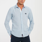 Hayden Button-Up Shirt // Baby Blue (M)