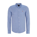 Napoleon Button-Up Shirt // Dark Blue (XL)