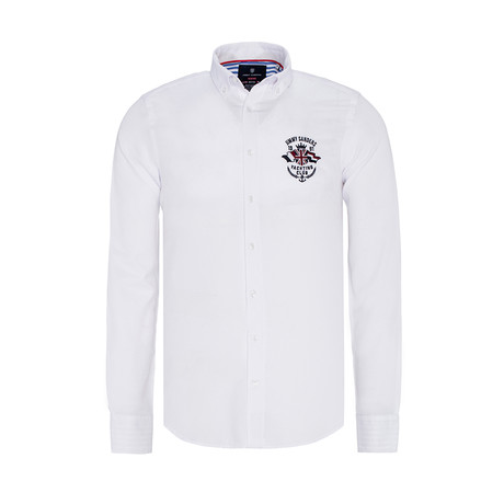 Hugo Button-Up Shirt // White (S)