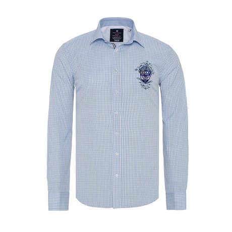 Jared Button-Up Shirt // Blue (S)