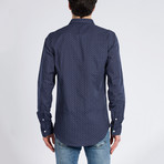 Carlo Button-Up Shirt // Navy (L)