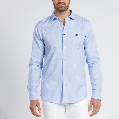 Clifton Button-Up Shirt // Baby Blue (S)