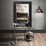 Band Of Brothers // Cast Signed Poster // Custom Frame