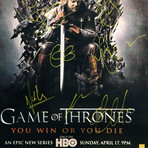 Game Of Thrones // Cast Signed Poster // Custom Frame