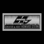 Howard Stern // Signed Photo // Custom Frame