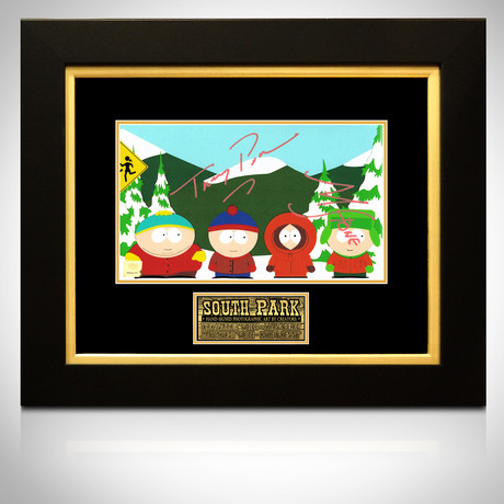 South Park // Trey Parker + Matt Stone Signed Photo // Custom Frame