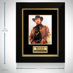 Walker, Texas Ranger // Chuck Norris Signed Photo // Custom Frame