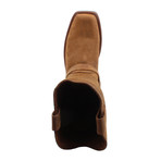 Pull-on Boots with Harness // Brown (US: 8)