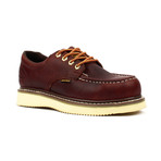 Moc-Toe Oxford Work Shoes // Burgundy (US: 9)