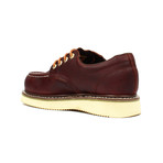 Moc-Toe Oxford Work Shoes // Burgundy (US: 5)