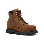 Plain Toe Boots // Brown (US: 8.5)