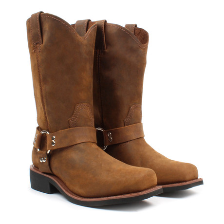 Pull-on Boots with Harness // Brown (US: 5)