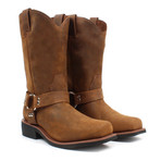 Pull-on Boots with Harness // Brown (US: 7)