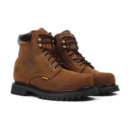 Plain Toe Boots // Brown (US: 12)