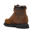 Plain Toe Boots // Brown (US: 6.5)