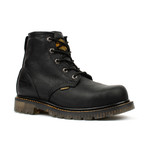 Unlined Plain Toe Work Boots // Black (US: 5.5)