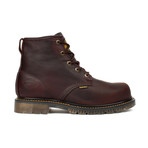 Unlined Plain Toe Work Boots // Dark Brown (US: 7.5)