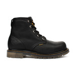 Unlined Plain Toe Work Boots // Black (US: 9.5)