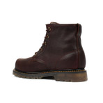 Unlined Plain Toe Work Boots // Dark Brown (US: 9)