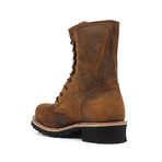 Lace-up Boots // Brown (US: 9)