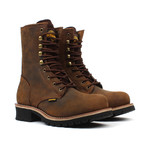 Lace-up Boots // Brown (US: 6.5)