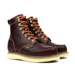 Moc Toe Work Boots // Burgundy (US: 6)