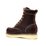 Moc Toe Work Boots // Burgundy (US: 6.5)