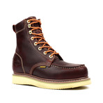 Moc Toe Work Boots // Burgundy (US: 5.5)
