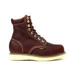 Plain Toe Boots // Burgundy (US: 6.5)